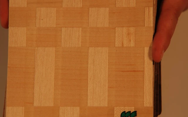 Melatone woven wood