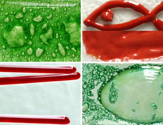 Flosing glass