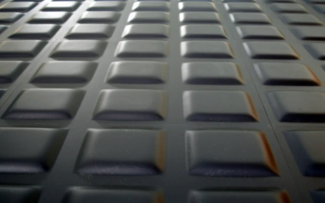 Padded wall tile