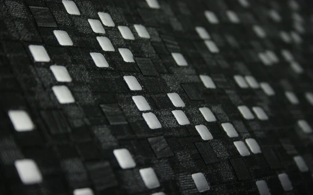Flocked with textile