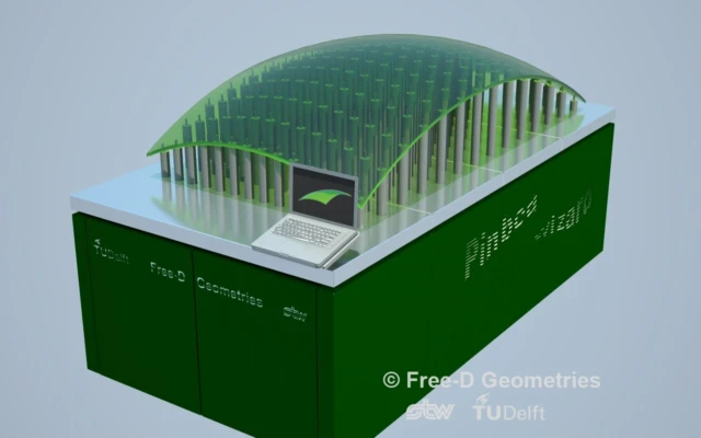 Making 3D façades: the Pinbed