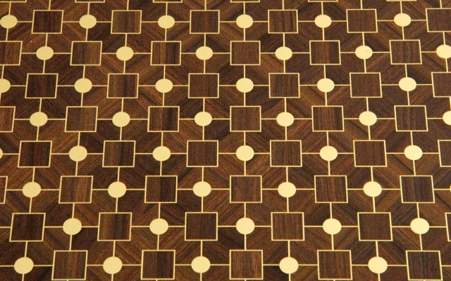 Printed relief on wood