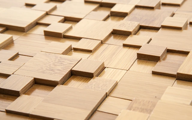 Bamboo mosaic