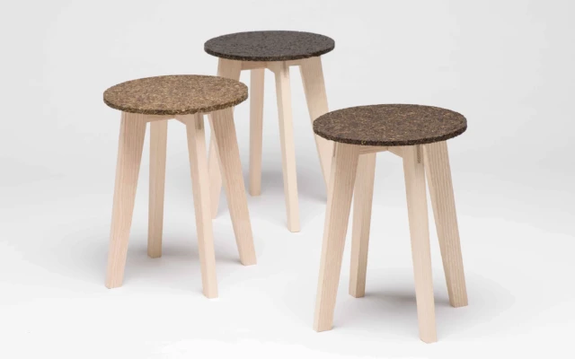 Zostera Stool: sitting on washed up seagrass