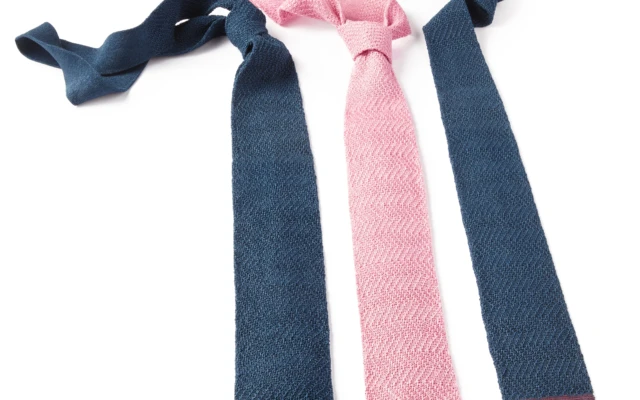 Ties made from bioengineered spider silk