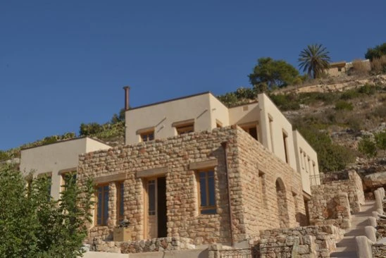 Eco-friendly house made of hempcrete instead of concrete