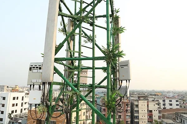 The world’s first telecom tower made from bamboo