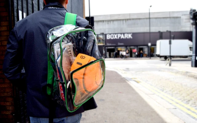 Foldable bicycle helmet from recycled plastic keeps you safe on the road