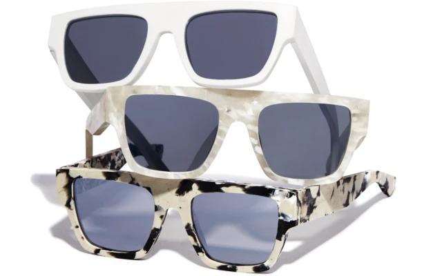 Sunglasses made from ocean plastic to support clean waves