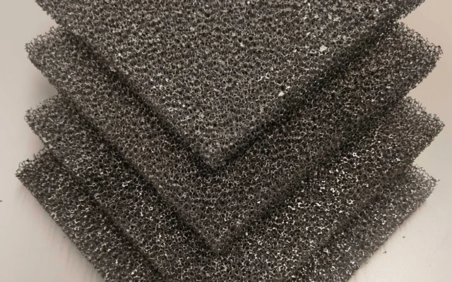 Wood-metal hybrid foam can be used for lightweight construction