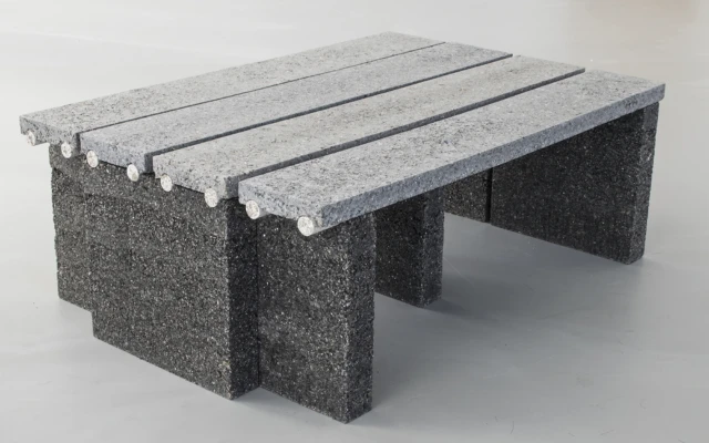 Furniture made from unrecyclable paper fibres
