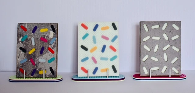 Acoustic panels made of tumble dryer lint