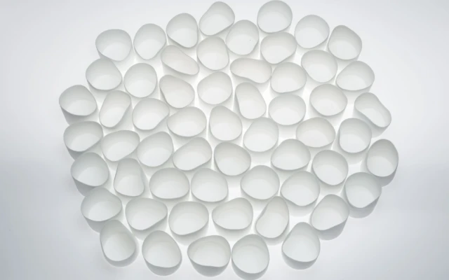 Tableware made from grass-fed waste bones