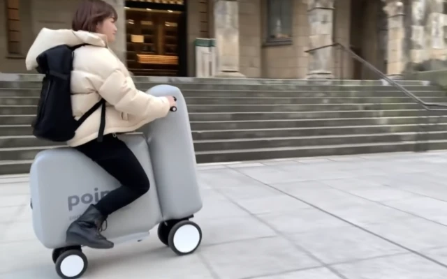 An inflatable e-bike