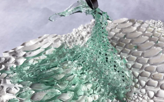 Biodegradable textile made from algae and silk protein