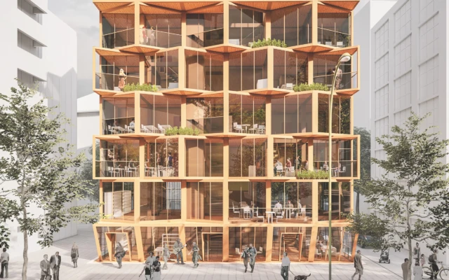 Adaptable wooden buildings of the future