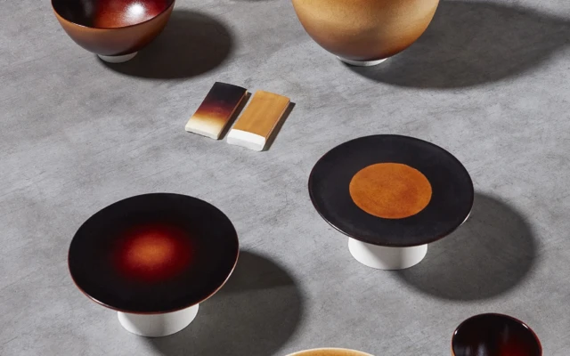 Ott (natural resin, lacquer) porcelain