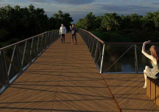 A recycled bridge