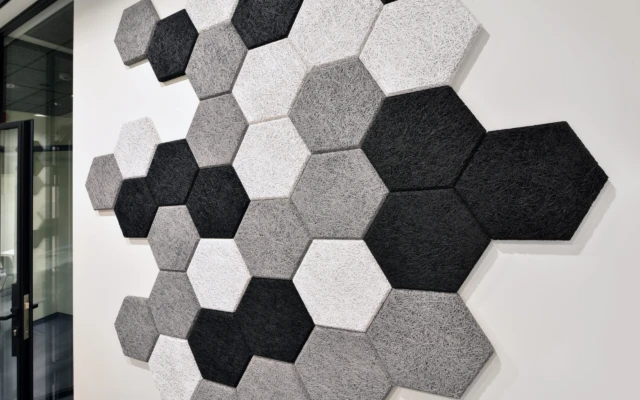 Wood Wool Design tiles