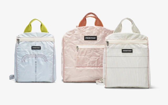 Bags made from discarded airbags