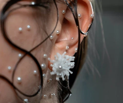 3D Printed Jewellery Inspired by Coral Growth