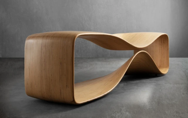 LOOP: Sculptural Furniture Series Unites Craft, Computation & Circular Geometry