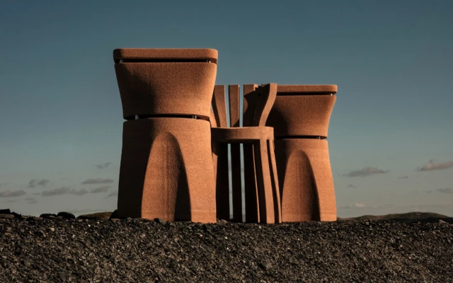Dust Order: Sculptural Furniture from Upcycled Beech Wood Dust