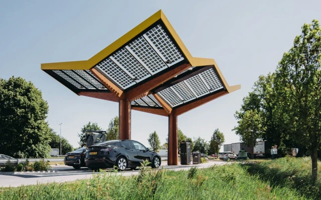 Fastned’s Solar Trees: Nature-Inspired Infrastructure for EV Charging