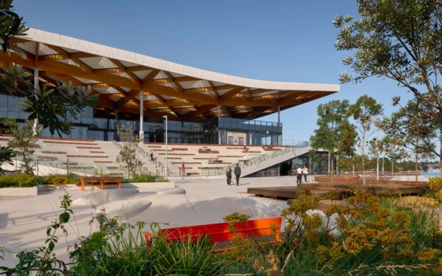 Engineered Timber Roof Defines Material Strategy of Sydney Fish Market