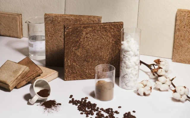 Biobased Acoustic Materials from Organic Residues
