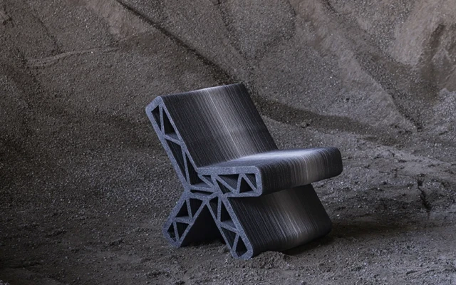 3D Printed Street Furniture Made From Recycled Construction Waste