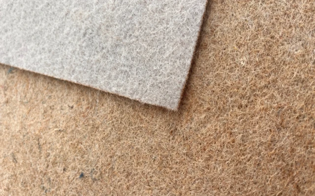Recycled & biobased felt