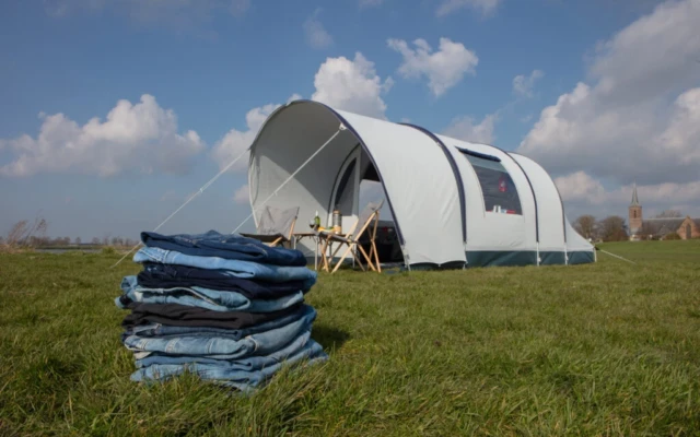Circular Tent Design Using Recycled Denim And Local Production