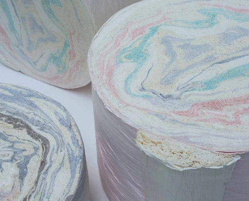 Pleated Paper Waste As A New Design Material