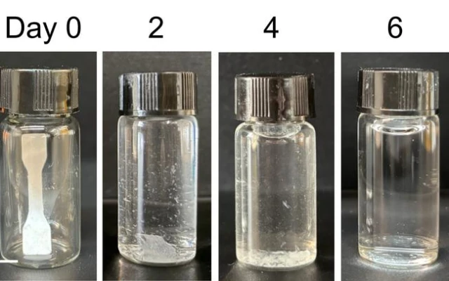 Living Plastic That Self-Destructs On Command Within Days