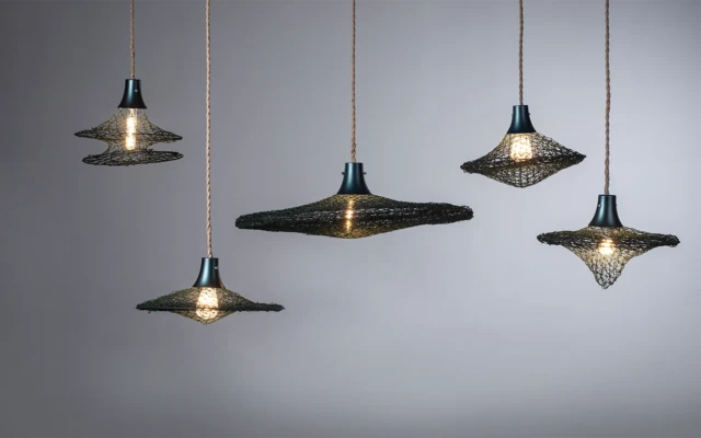 Tides Rewoven Light Gives Discarded Fishing Nets a Second Life